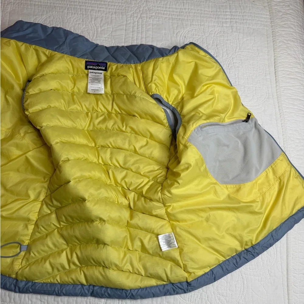 Patagonia Women’s Down Sweater Vest Goose Down Insulated Puffer Small Light Blue - Picture 3 of 10